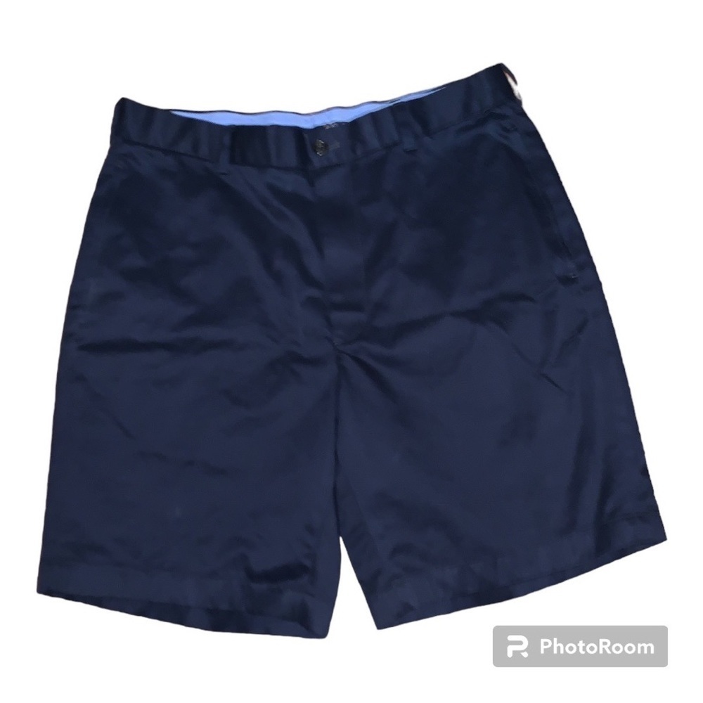 Brooks Brothers chino shorts size 34 blue business casual preppy nautical work